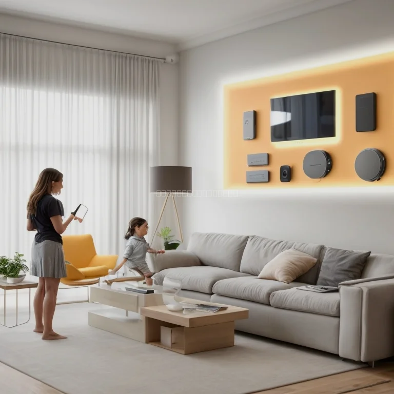 Moderner Wohnraum mit smartairpro Geräten